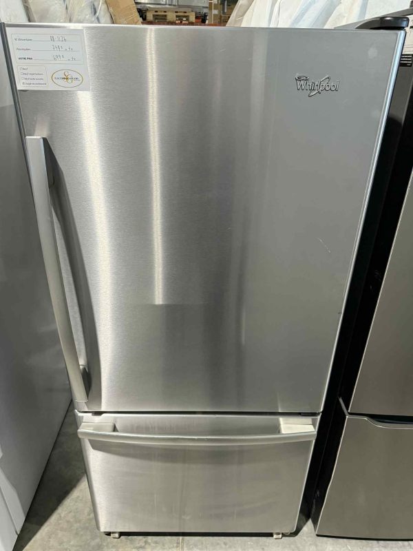 Réfrigérateur Whirlpool 30" 18 Cu.